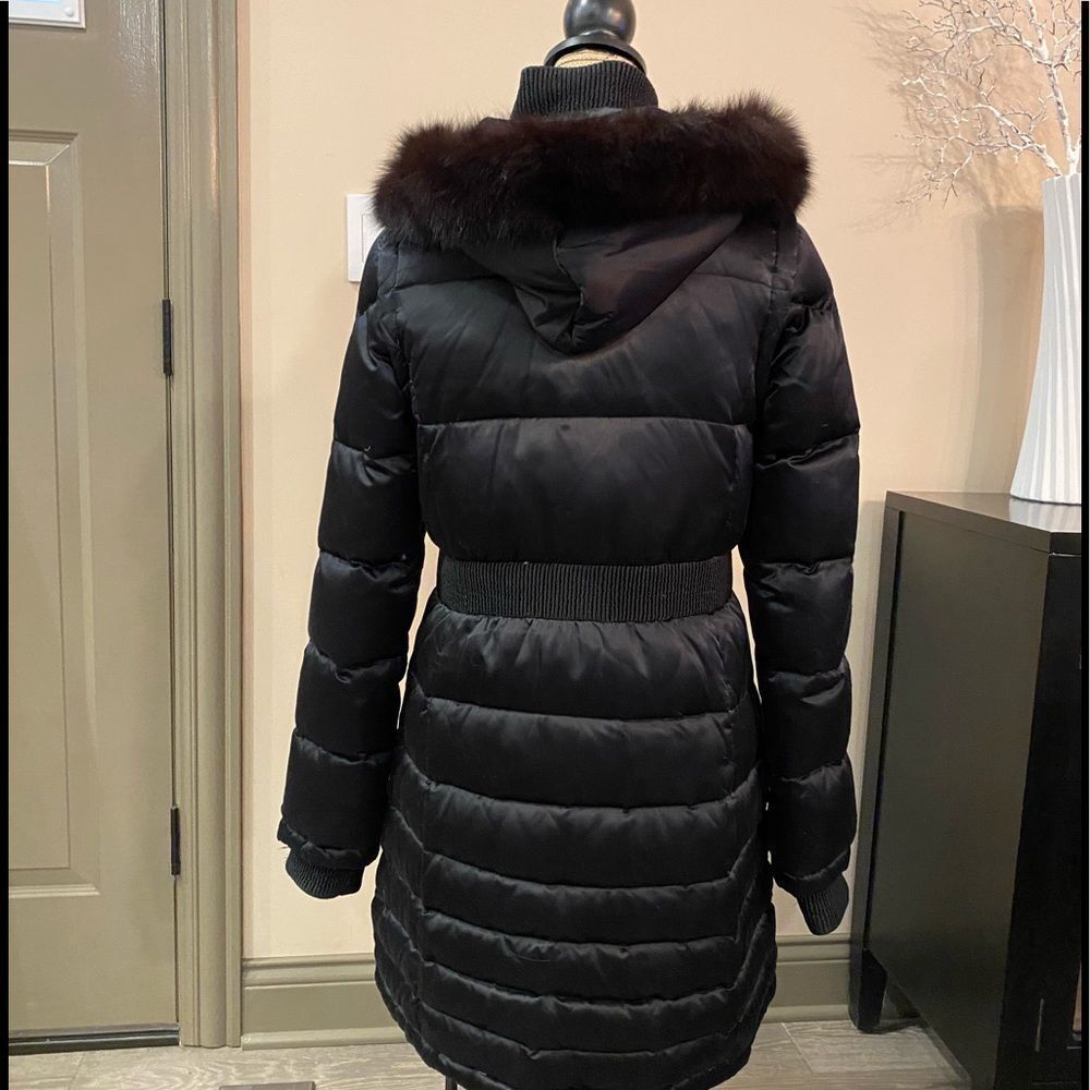LAST CHANCE 1 Madison down puffer coat with fox fur - Picture 4 of 9